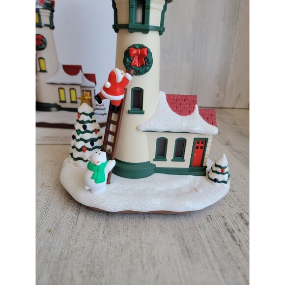 Hallmark NEW luminous Lighthouse magic table top decoration Xmas - Picture 2 of 8